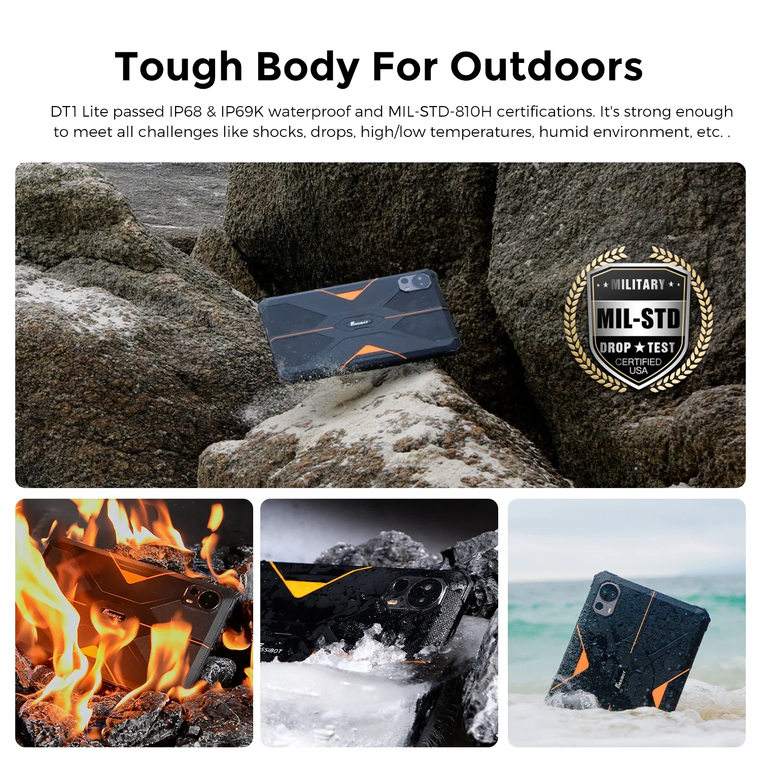 FOSSiBOT DT1 Lite 7GB+64GB 13MP+5MP 10.4-inch 2K Display 11000mAh Tablet - Image 6