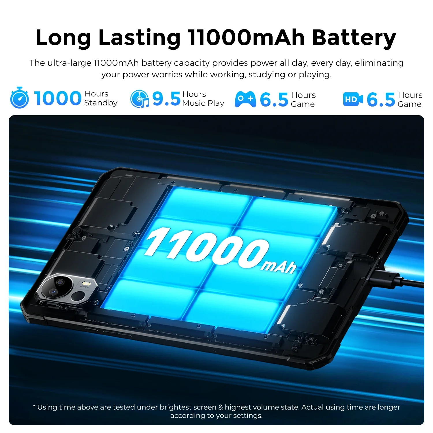 FOSSiBOT DT1 Lite 7GB+64GB 13MP+5MP 10.4-inch 2K Display 11000mAh Tablet - Image 7