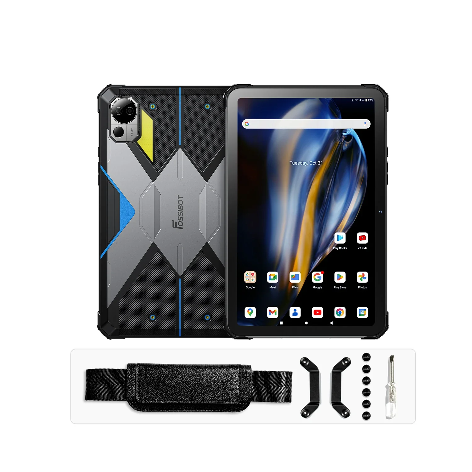 FOSSiBOT DT2 20GB RAM+256GB ROM 10.4'' HD 2K Display 22000mAh 66W Fast Charging Tablet - Image 10