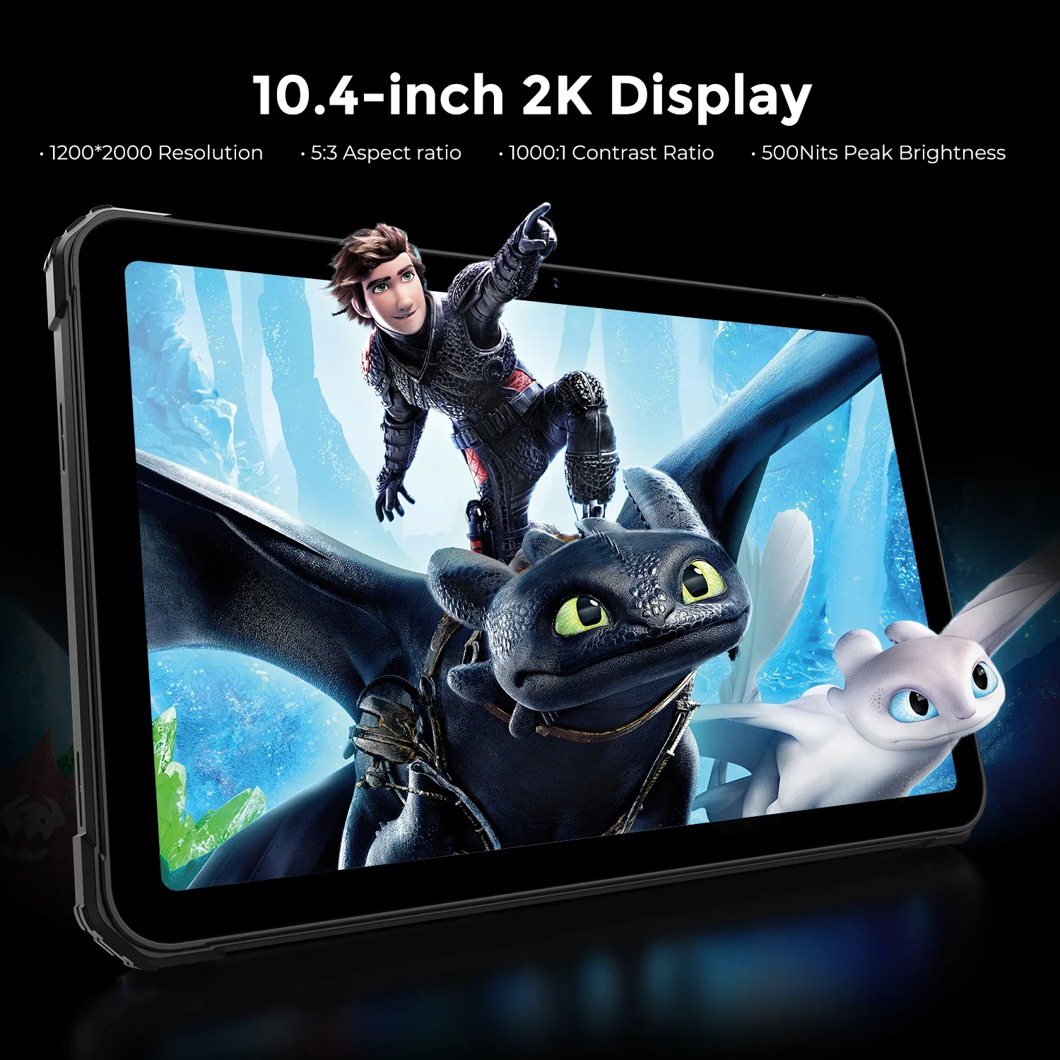 FOSSiBOT DT3 5G 10.4-inch 32+256GB MediaTek Dimensity 7300 4nm Octa-core 21560mAh 64MP Camera 66W Fast Charging Android 15 Rugged Tablet - Image 11