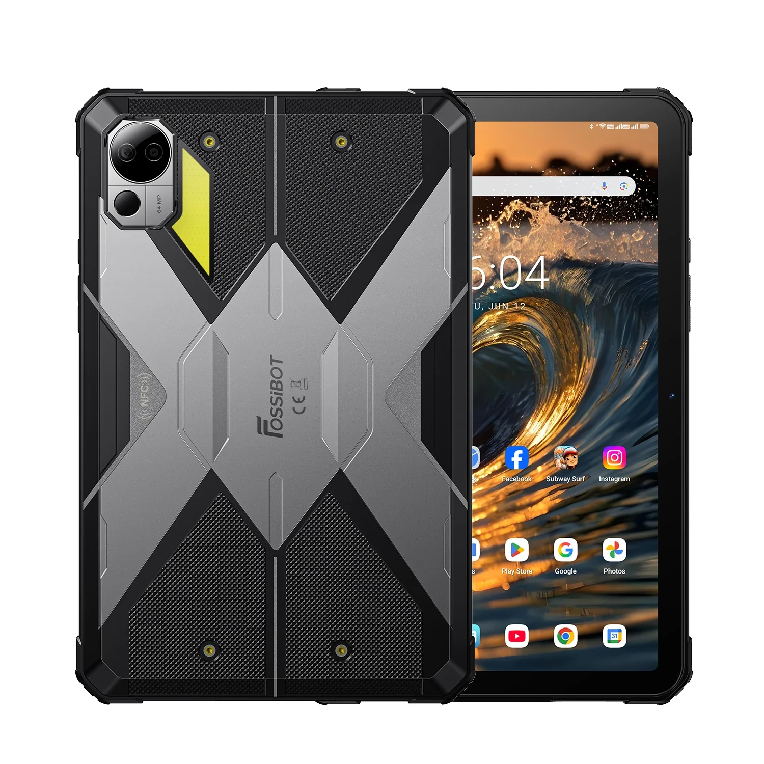 FOSSiBOT DT3 5G 10.4-inch 32+256GB MediaTek Dimensity 7300 4nm Octa-core 21560mAh 64MP Camera 66W Fast Charging Android 15 Rugged Tablet - Image 6