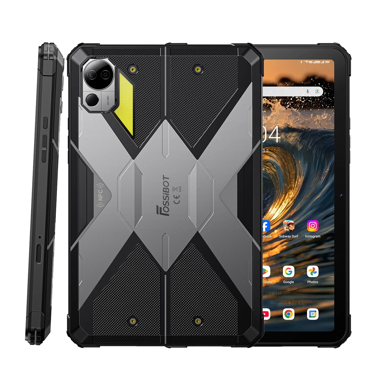 FOSSiBOT DT3 5G 10.4-inch 32+256GB MediaTek Dimensity 7300 4nm Octa-core 21560mAh 64MP Camera 66W Fast Charging Android 15 Rugged Tablet - Image 7