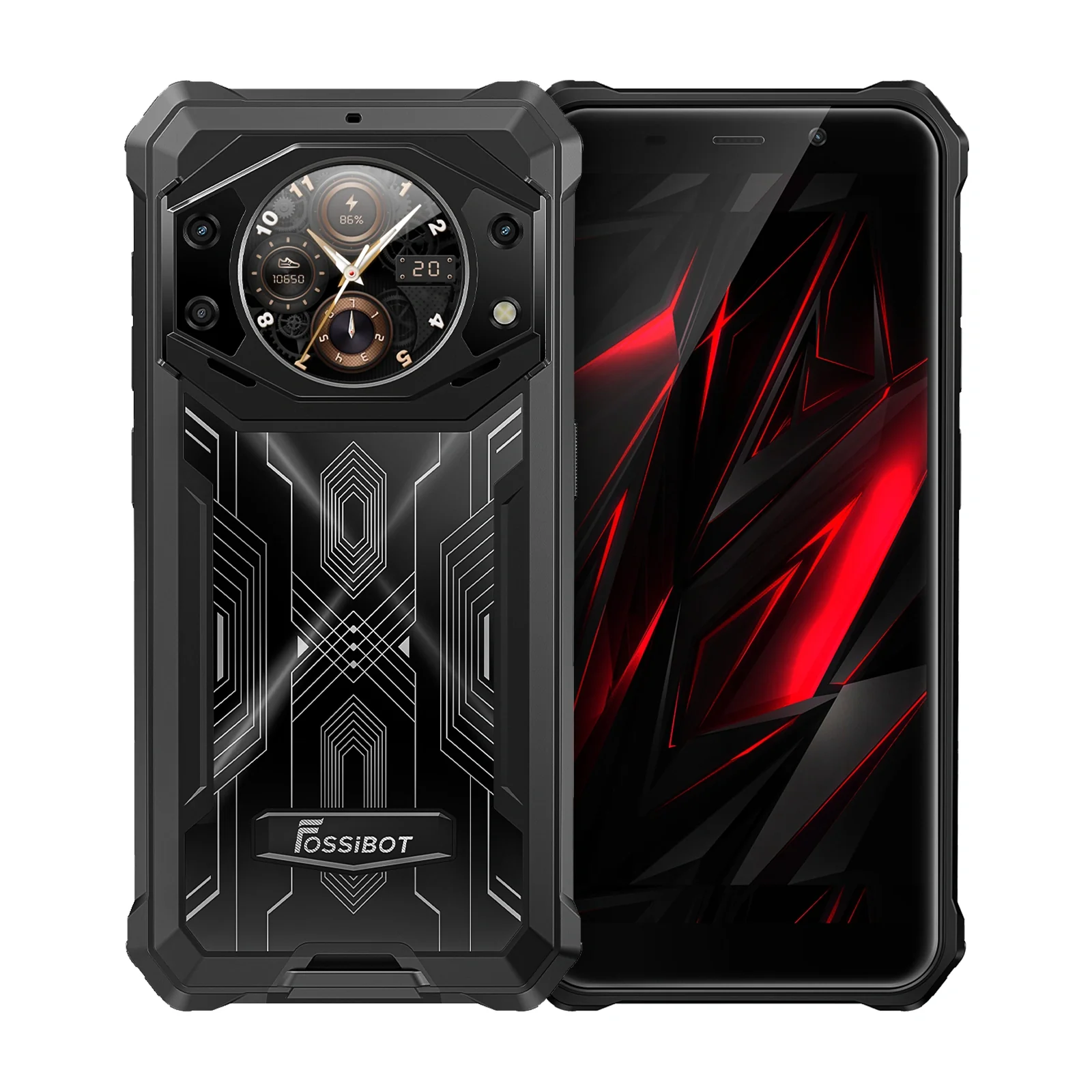 FOSSiBOT F101 PRO  15GB+128GB 5.45-Inch Main & 1.32-inch Innovative & Multifunction Rear Display 10600mAh Hac NFC Rugged Phone - Image 10