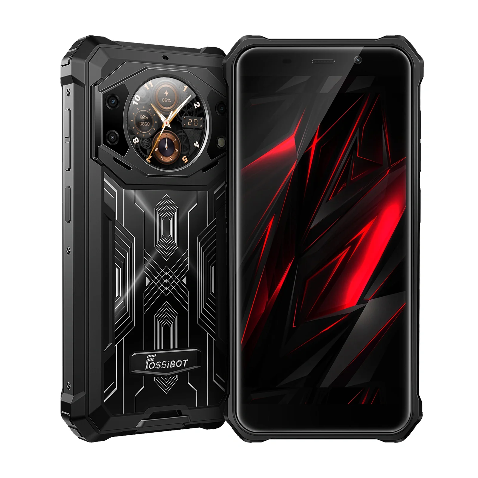 FOSSiBOT F101 PRO  15GB+128GB 5.45-Inch Main & 1.32-inch Innovative & Multifunction Rear Display 10600mAh Hac NFC Rugged Phone - Image 11