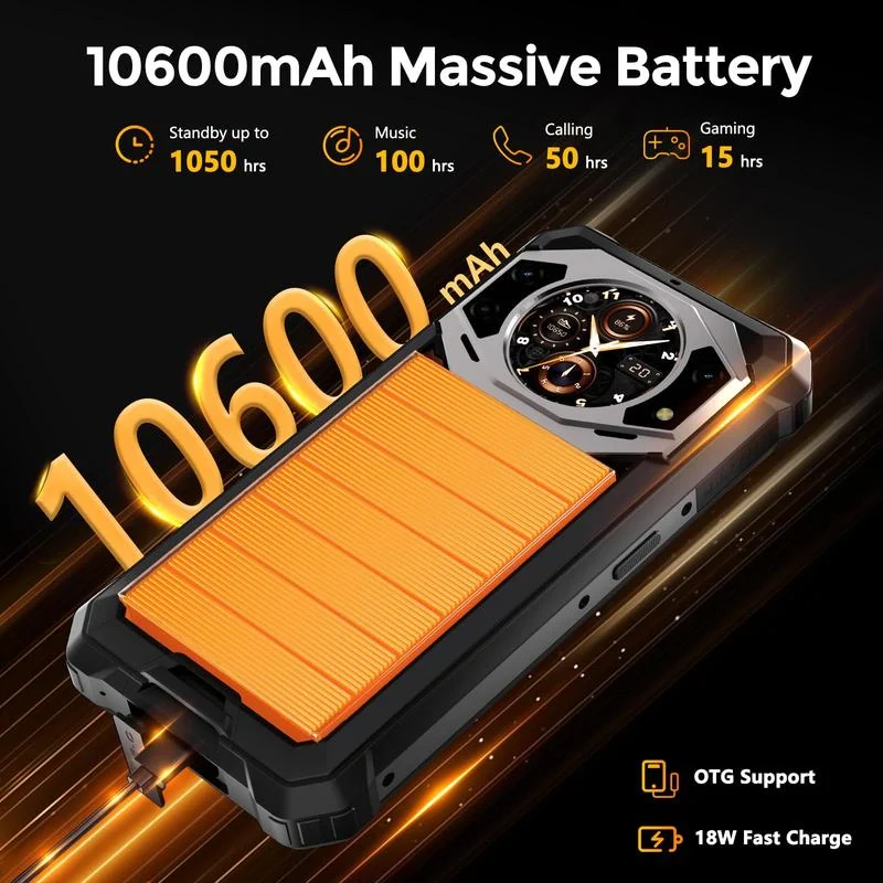 FOSSiBOT F101 PRO  15GB+128GB 5.45-Inch Main & 1.32-inch Innovative & Multifunction Rear Display 10600mAh Hac NFC Rugged Phone - Image 29