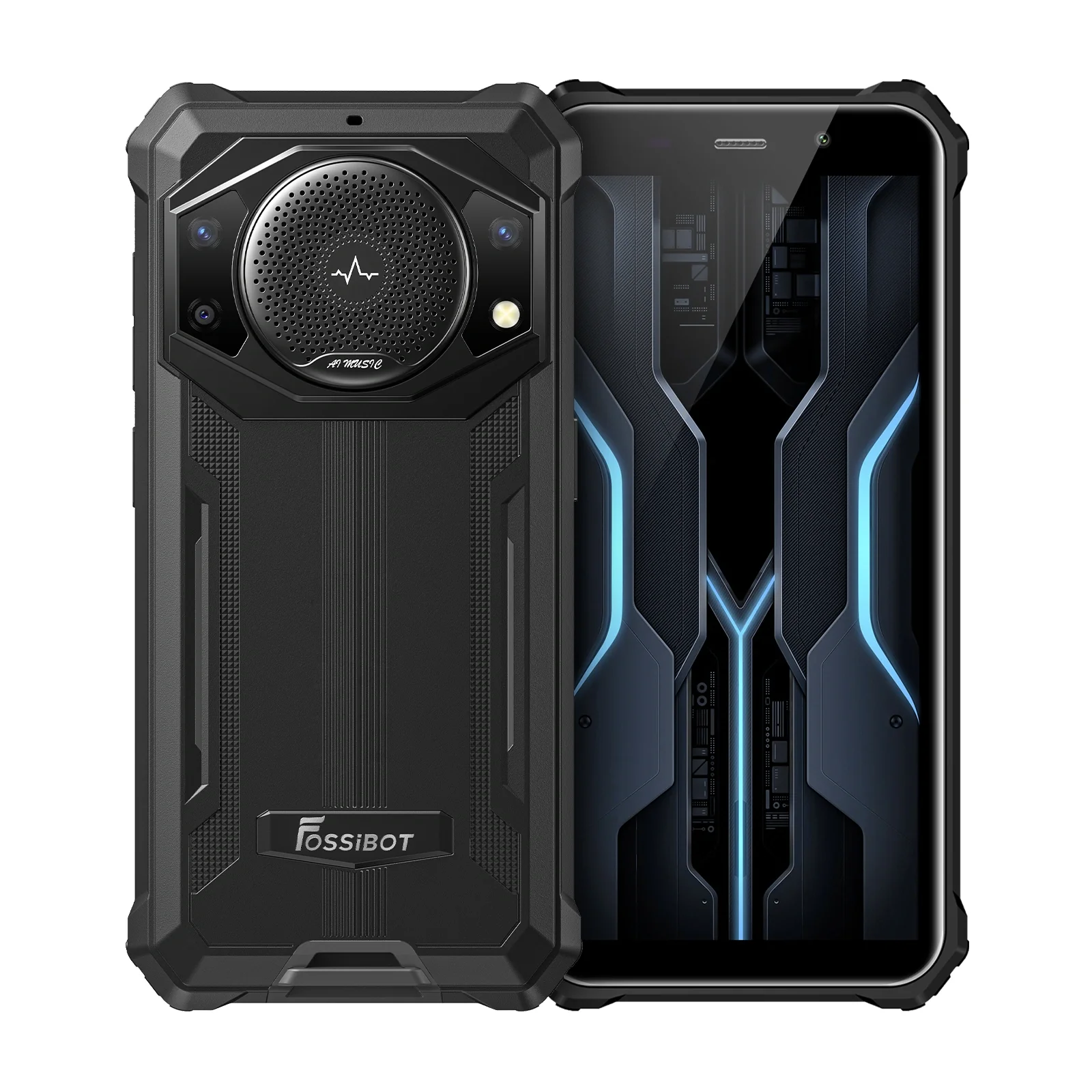 FOSSiBOT F101 P 123dB Speaker 10600mAh Large battery 7GB+64GB Android 13 Rugged Phone - Image 10