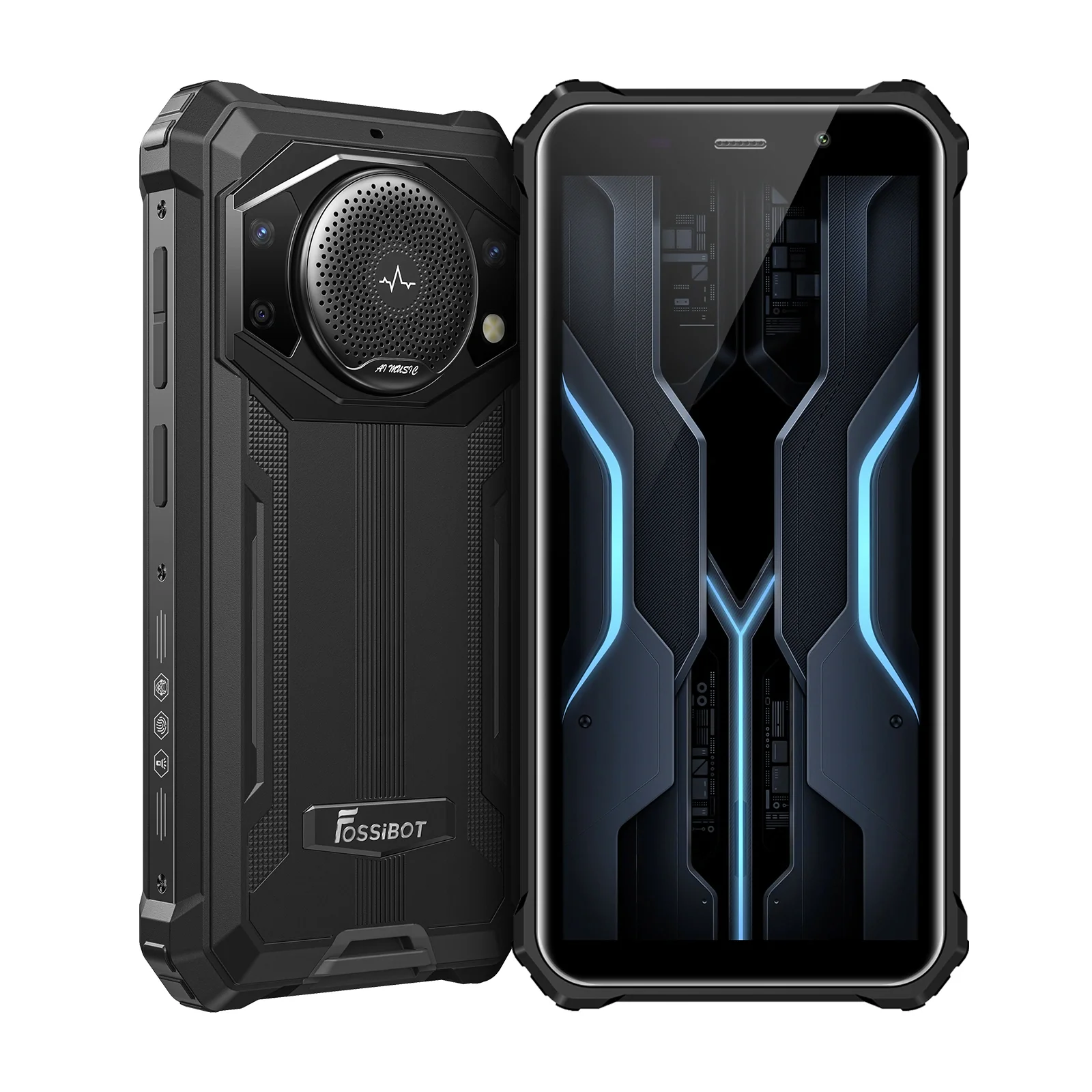 FOSSiBOT F101 P 123dB Speaker 10600mAh Large battery 7GB+64GB Android 13 Rugged Phone - Image 11