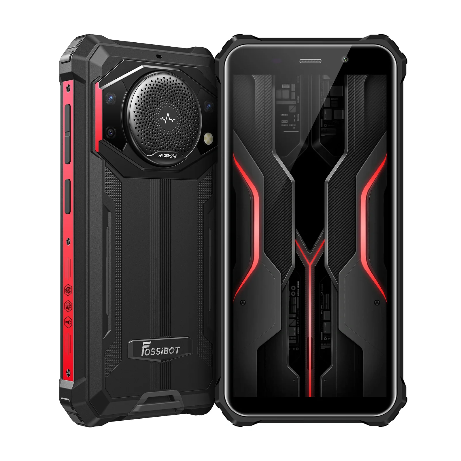 FOSSiBOT F101 P 123dB Speaker 10600mAh Large battery 7GB+64GB Android 13 Rugged Phone - Image 2