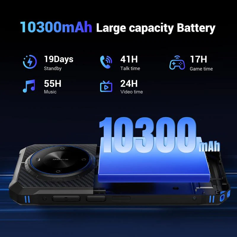 FOSSiBOT F105 12GB+64GB 10300mAh Large Battery 6.745 inch Waterdrop screen Rugged Phone - Image 22