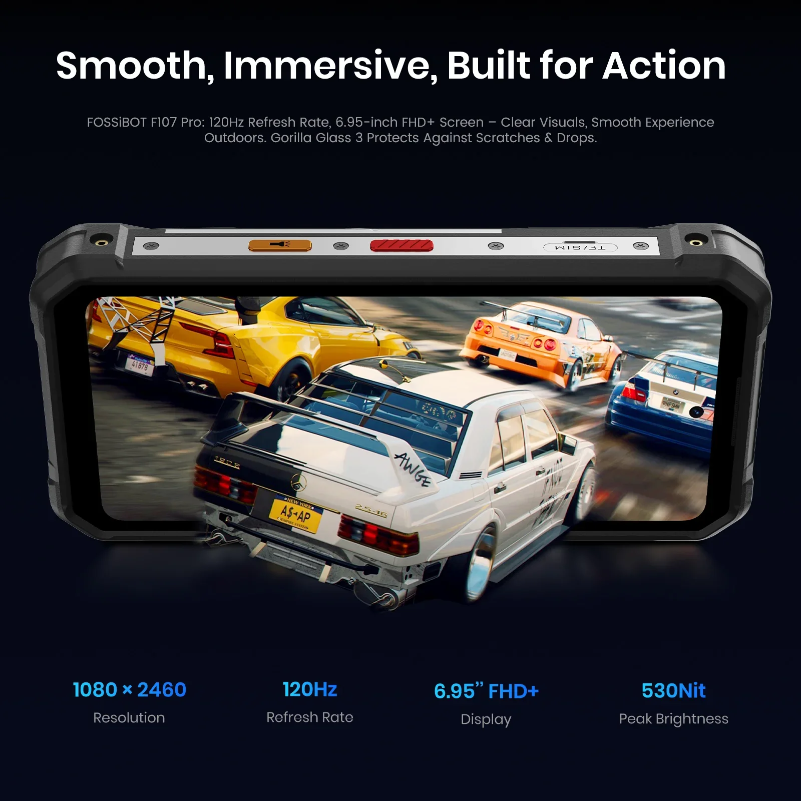 FOSSiBOT F107 Pro 6.95-inch 30+512GB MediaTek Dimensity 7300 200MP+32MP 28000mAh Android 15 Starlight Night Vision Rugged Phone - Image 12