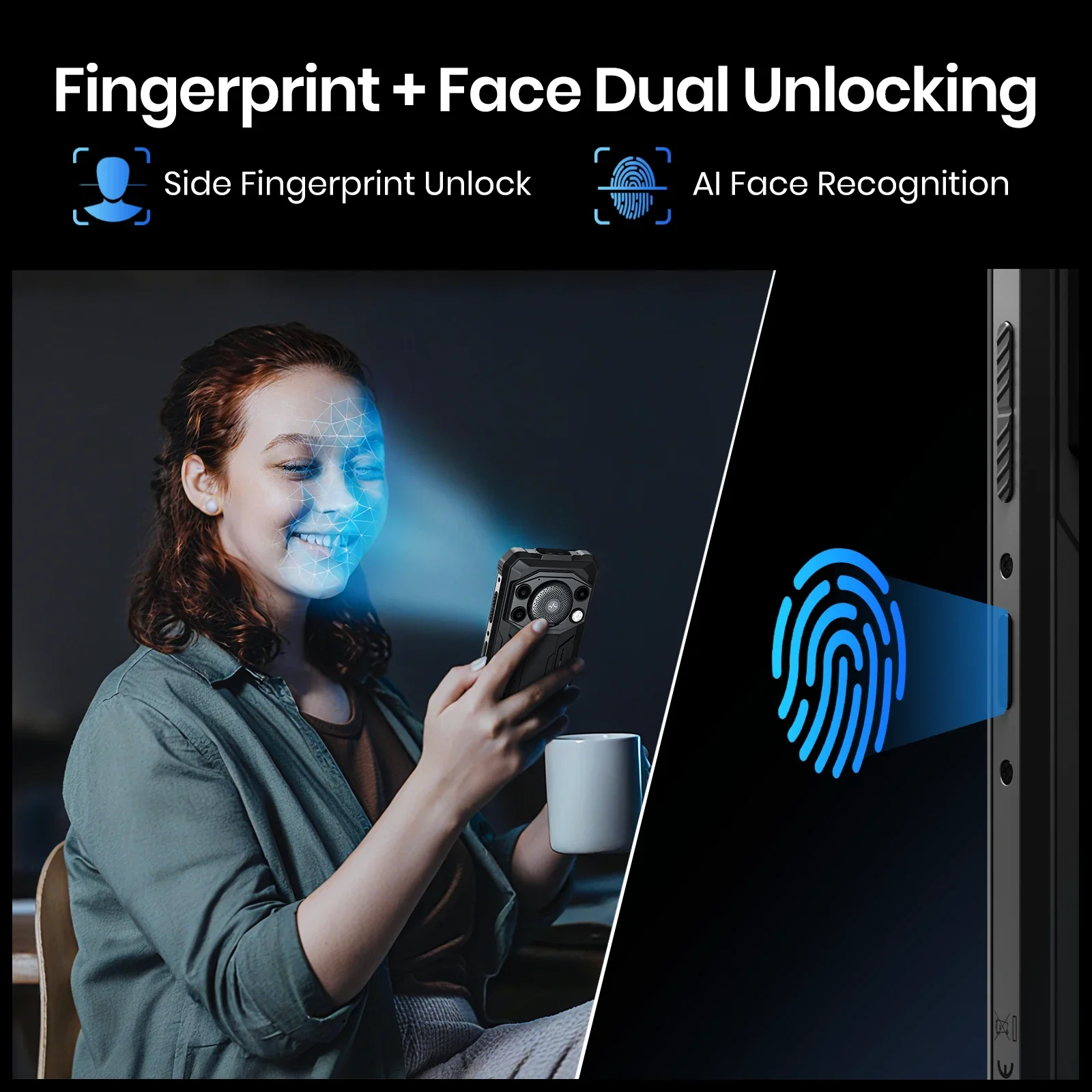 FOSSiBOT F110 Pro 128dB Speaker 6.745-inch 20+128GB MediaTek Dimensity 6300 50MP+8MP 10000mAh Android 15 5G Rugged Phone - Image 24