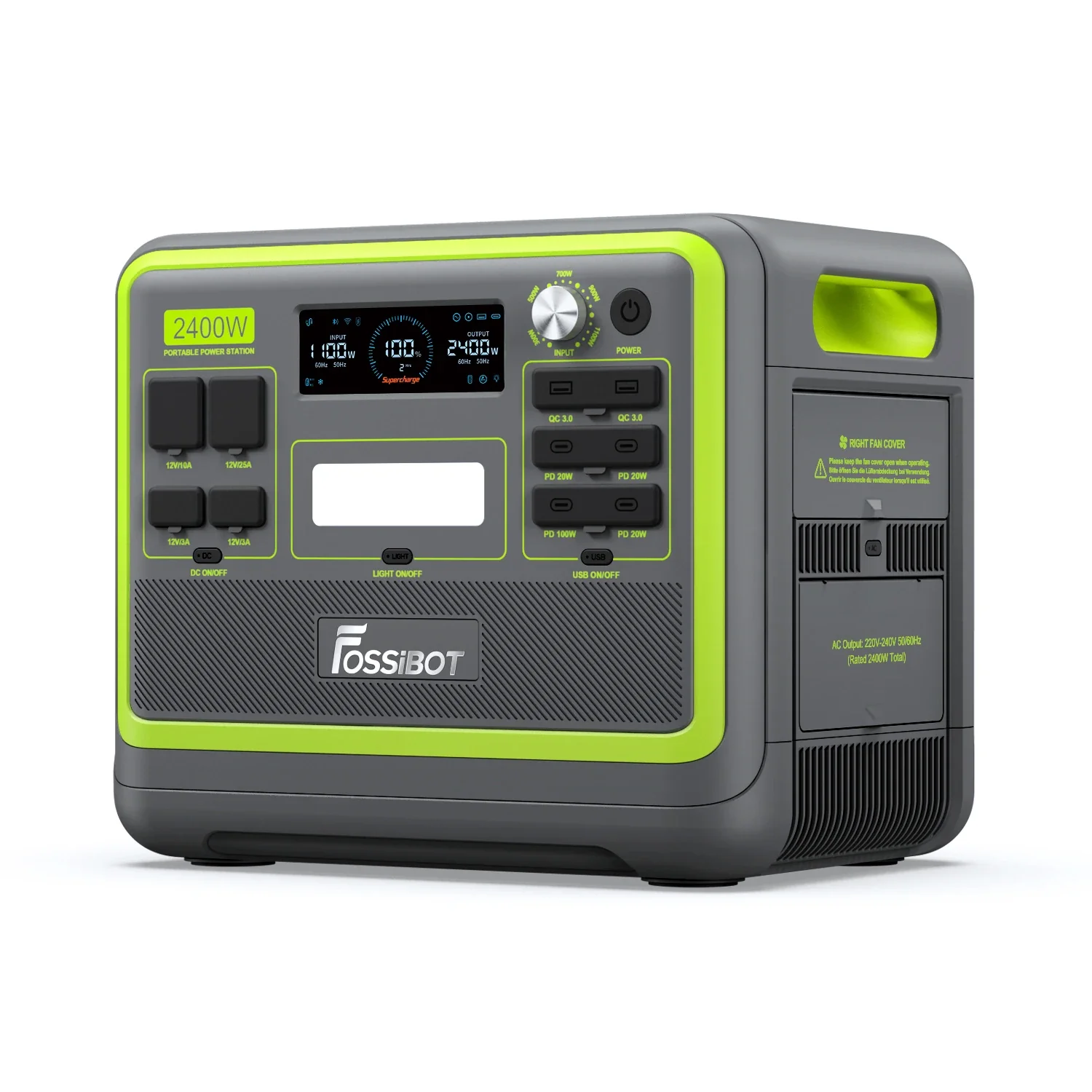 FOSSiBOT F2400 Portable Power Station | 2,400W 2,048Wh - Image 5