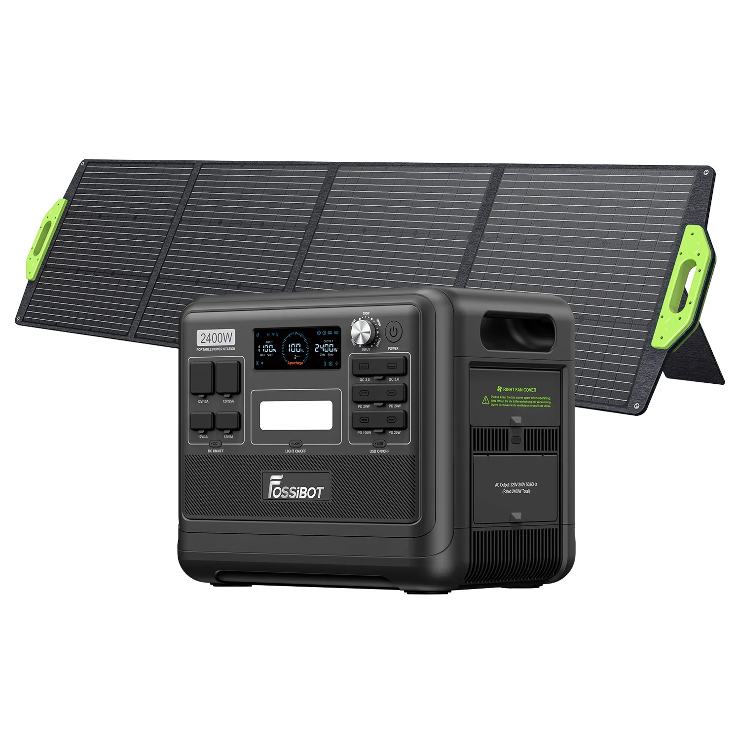FOSSiBOT F2400 Solar Generator Kit - Image 11