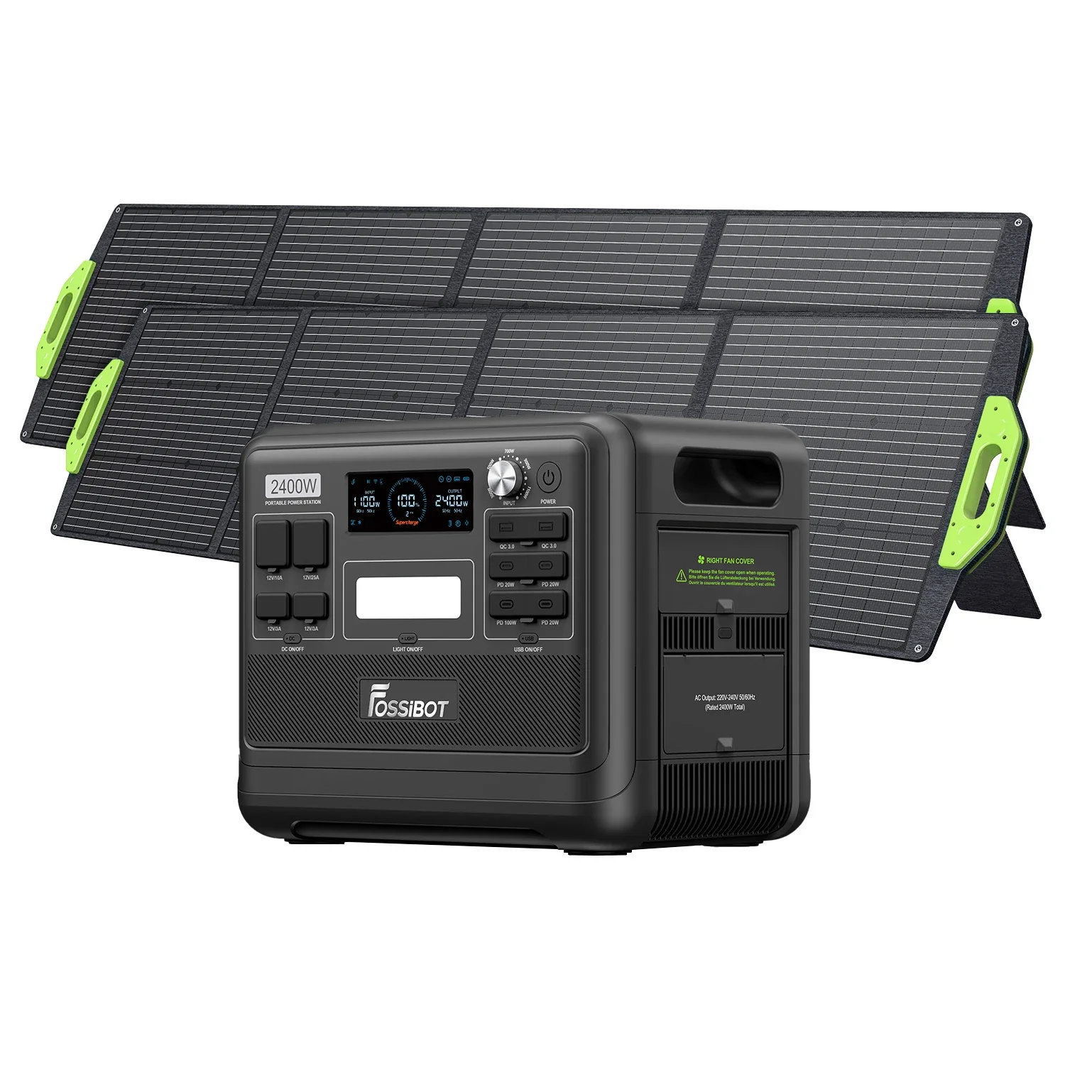 FOSSiBOT F2400 Solar Generator Kit - Image 12