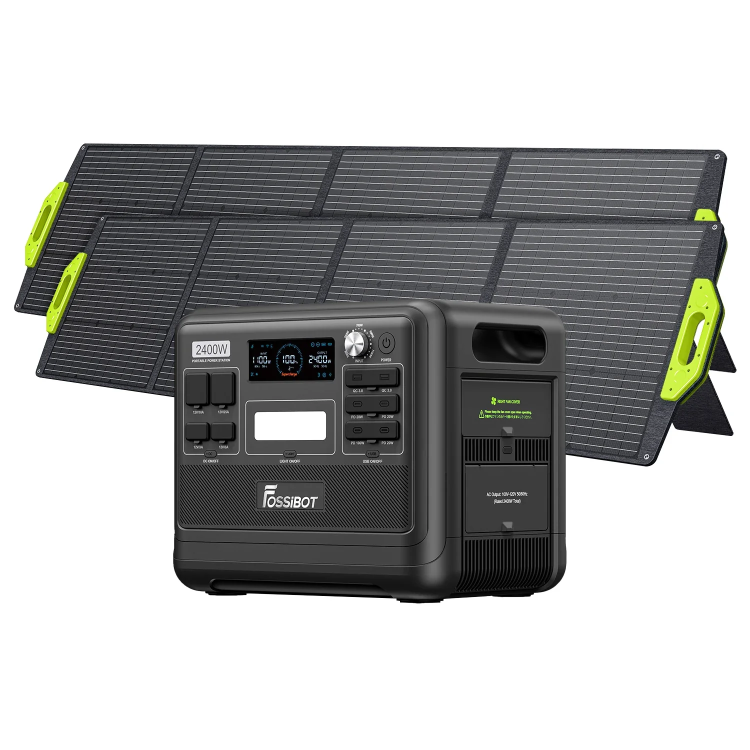 FOSSiBOT F2400 Solar Generator Kit - Image 32