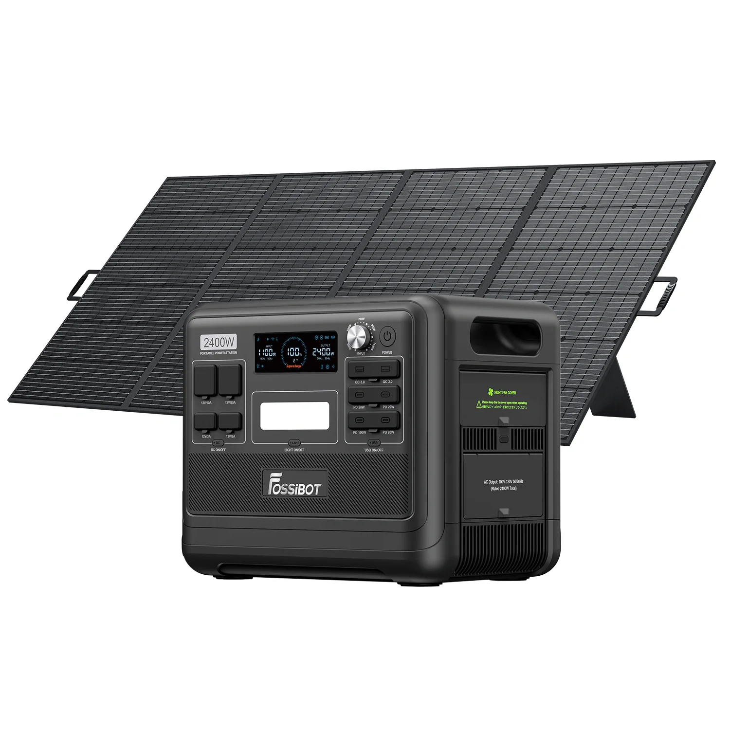 FOSSiBOT F2400 Solar Generator Kit - Image 33