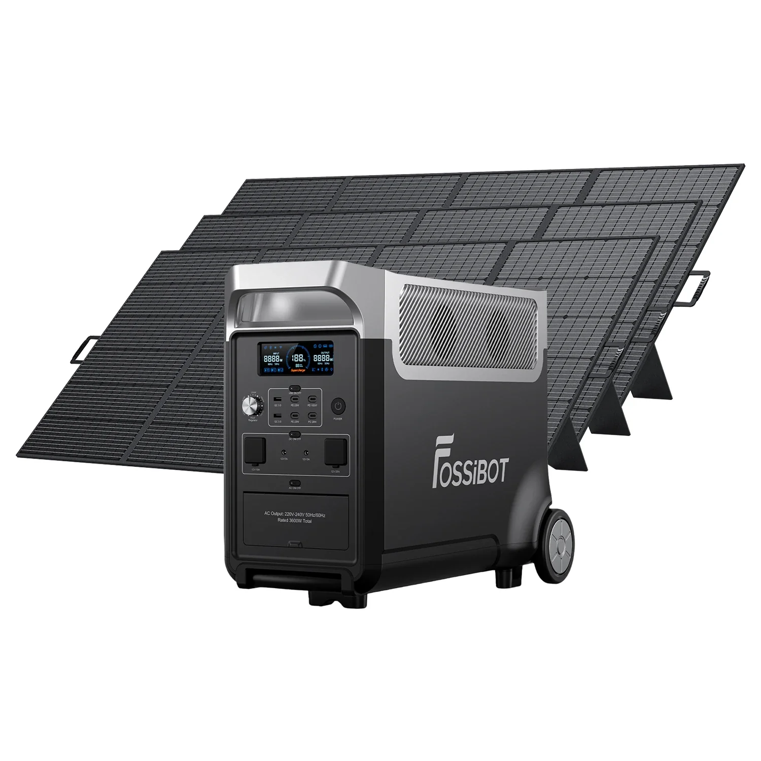 FOSSiBOT F3600 Pro Solar Generator Kit - Image 3