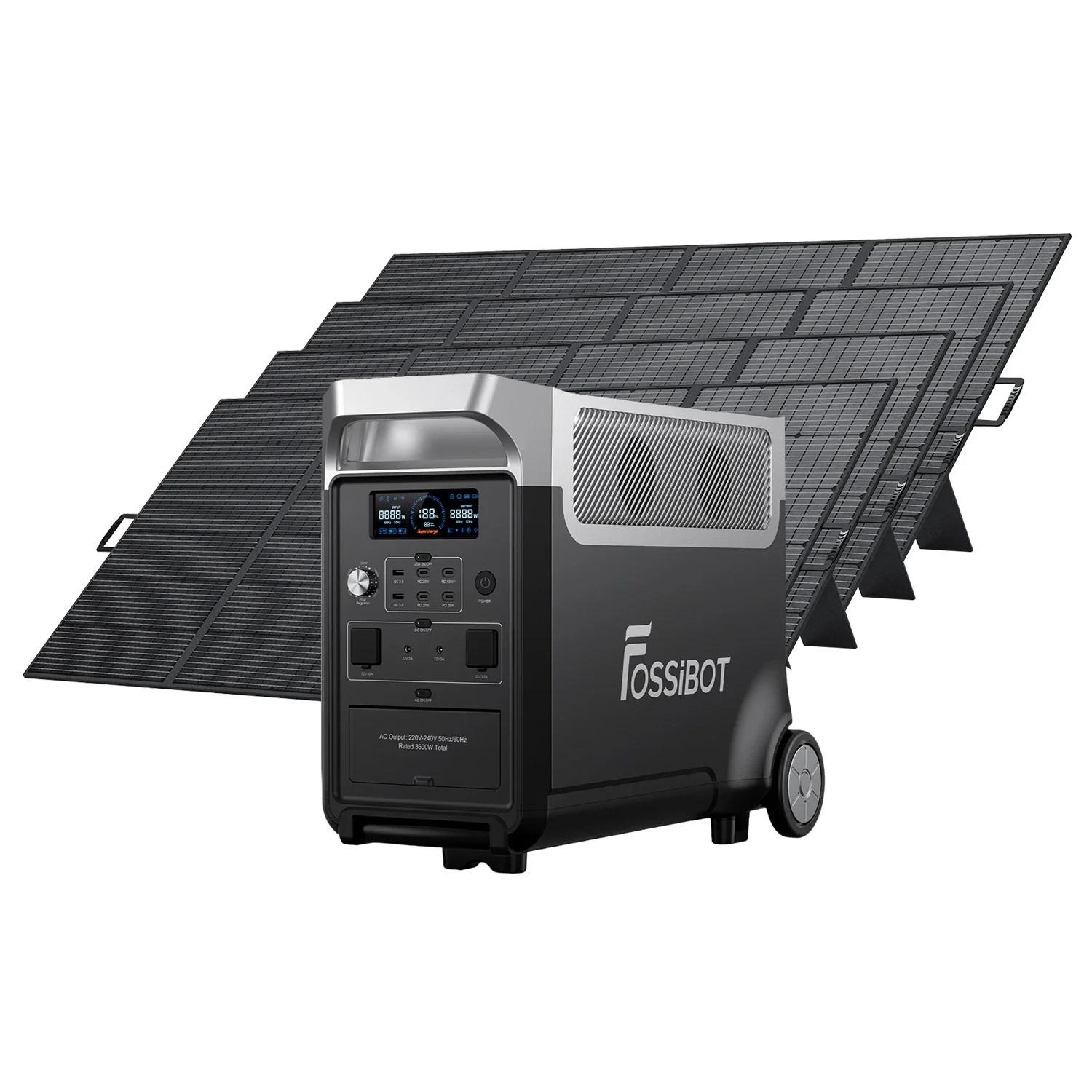 FOSSiBOT F3600 Pro Solar Generator Kit - Image 4