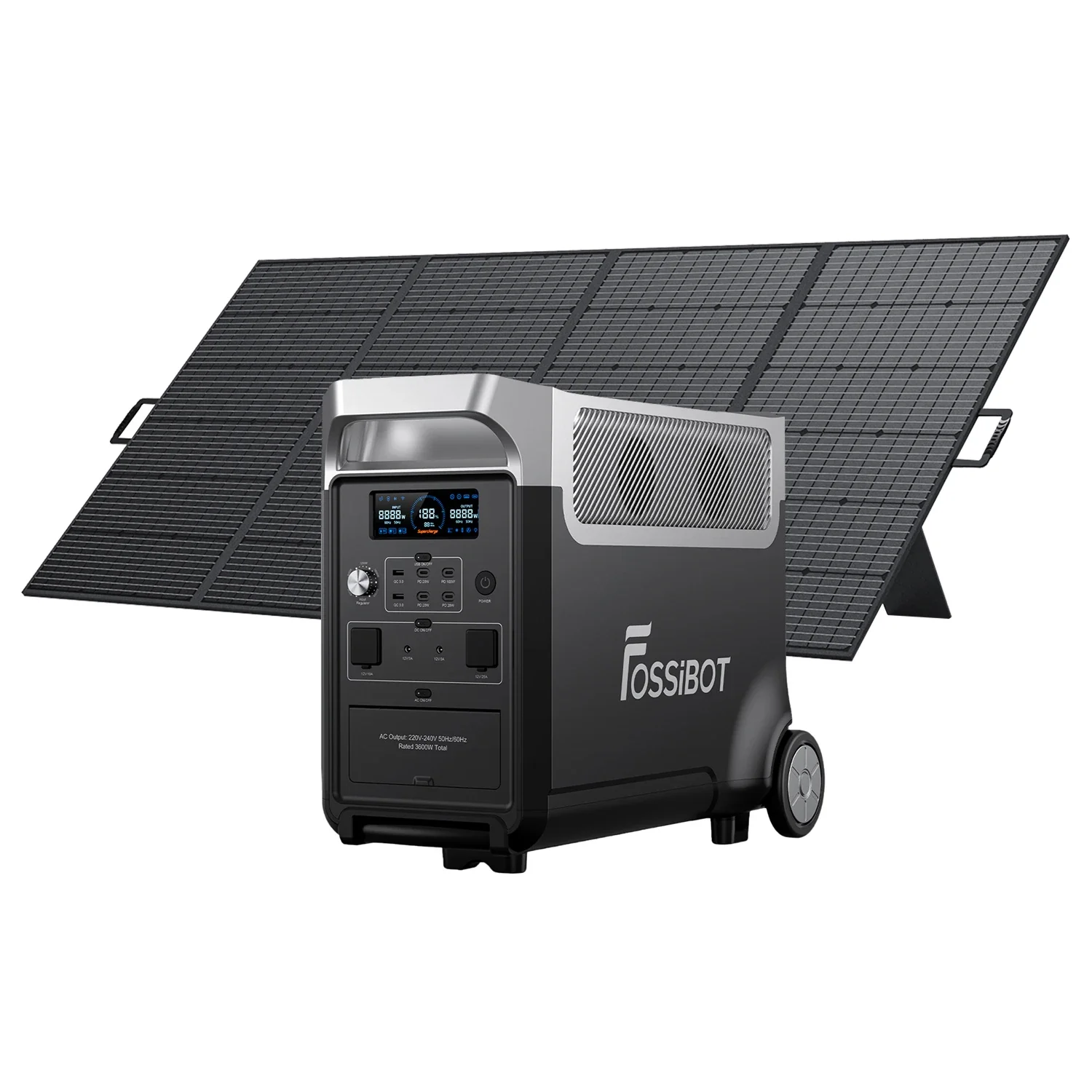 FOSSiBOT F3600 Pro Solar Generator Kit - Image 8