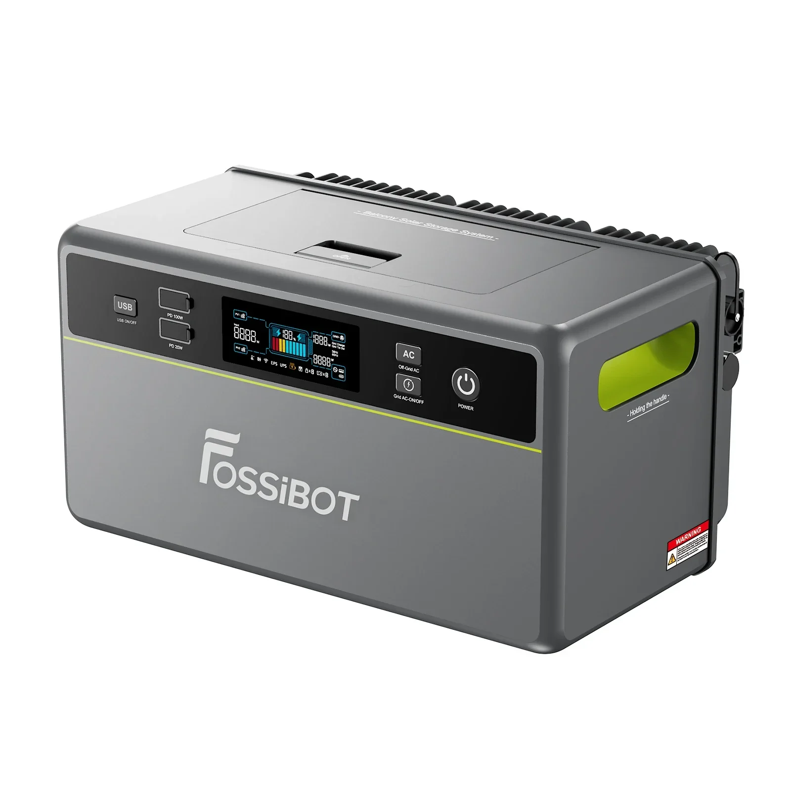 FOSSiBOT FBP1200 All-in-One Solar Energy Storage System with Balcony Power Station - Image 6