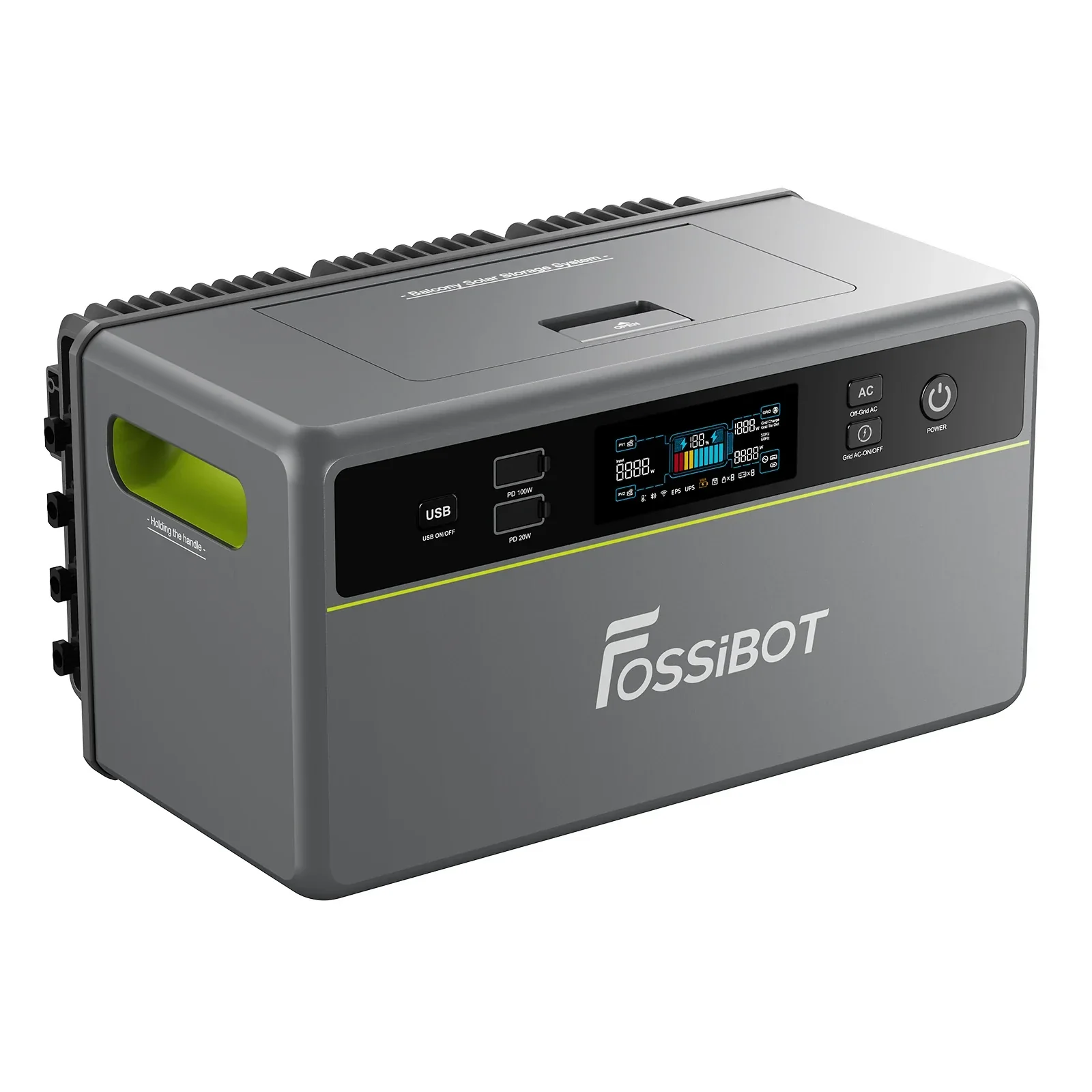 FOSSiBOT FBP1200 All-in-One Solar Energy Storage System with Balcony Power Station - Image 7