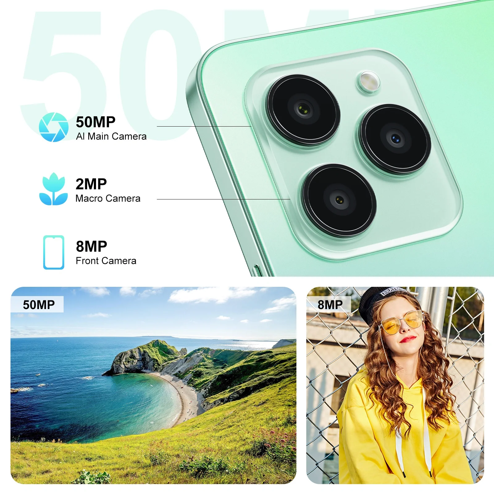 FOSSiBOT S1 5G 24GB+128GB 6.745-Inch 50MP Cameras  NFC Android 14 Smart Phone - Image 8