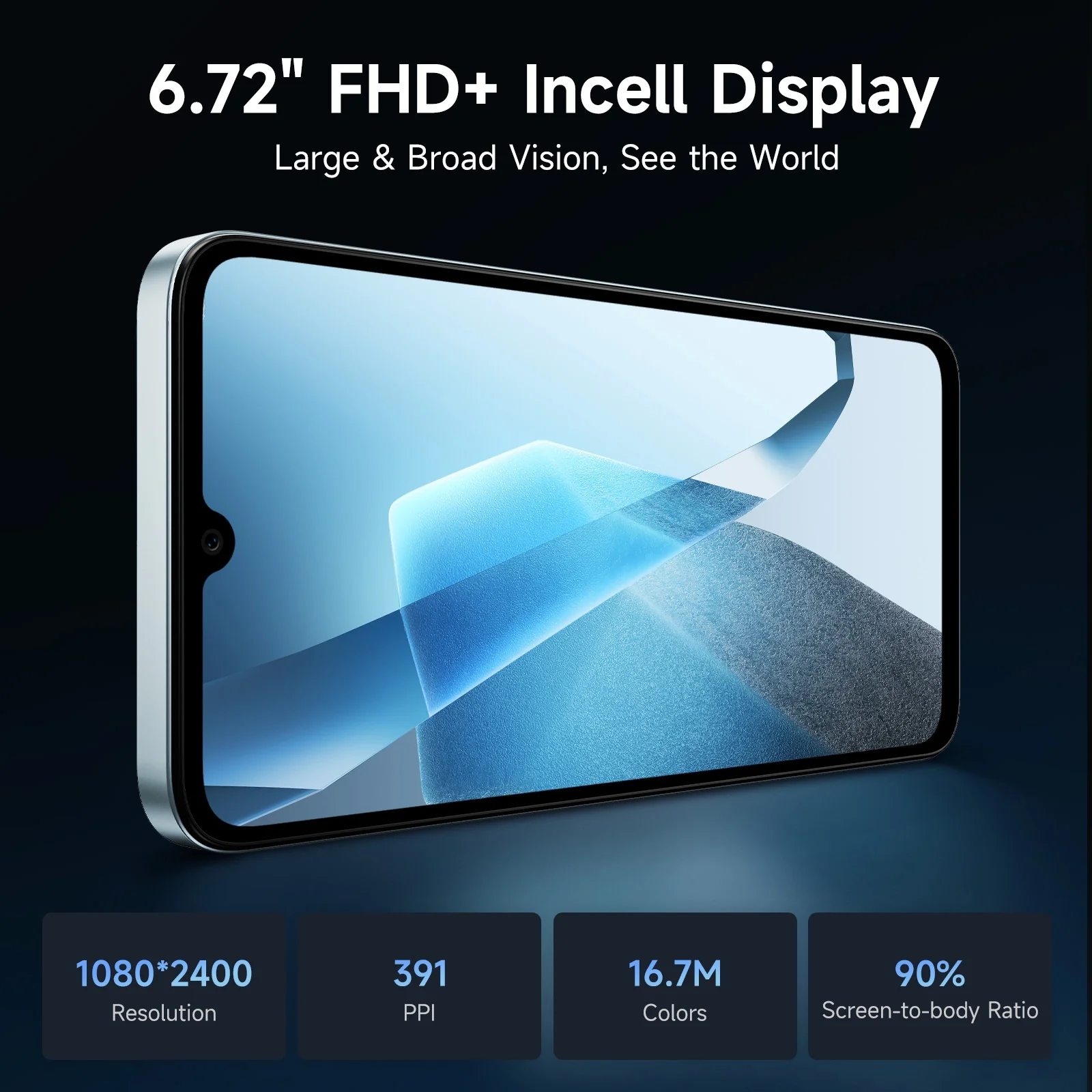 FOSSiBOT S2 6.72" FHD+ Display Helio G85 20GB+256GB 5000mAh Battery 50MP+16MP Camera Android 14 4G Smartphone - Image 5